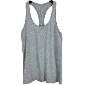 lululemon | Gray Racerback Tank Top, 4